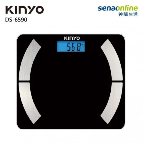 KINYO DS-6590 藍牙健康管理體重計 黑