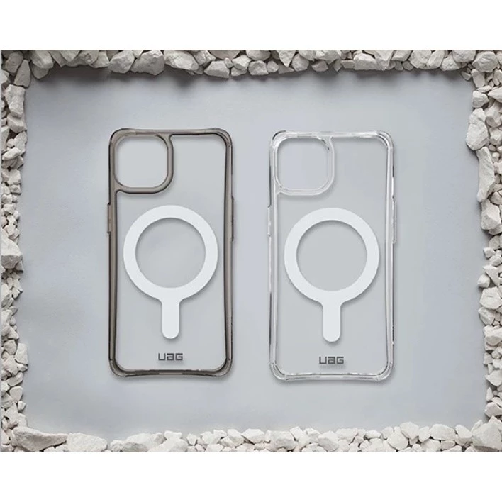 【UAG】iPhone 13/14/14 Plus (適用6.1/6.7吋)MagSafe 耐衝擊保護殼-全透款