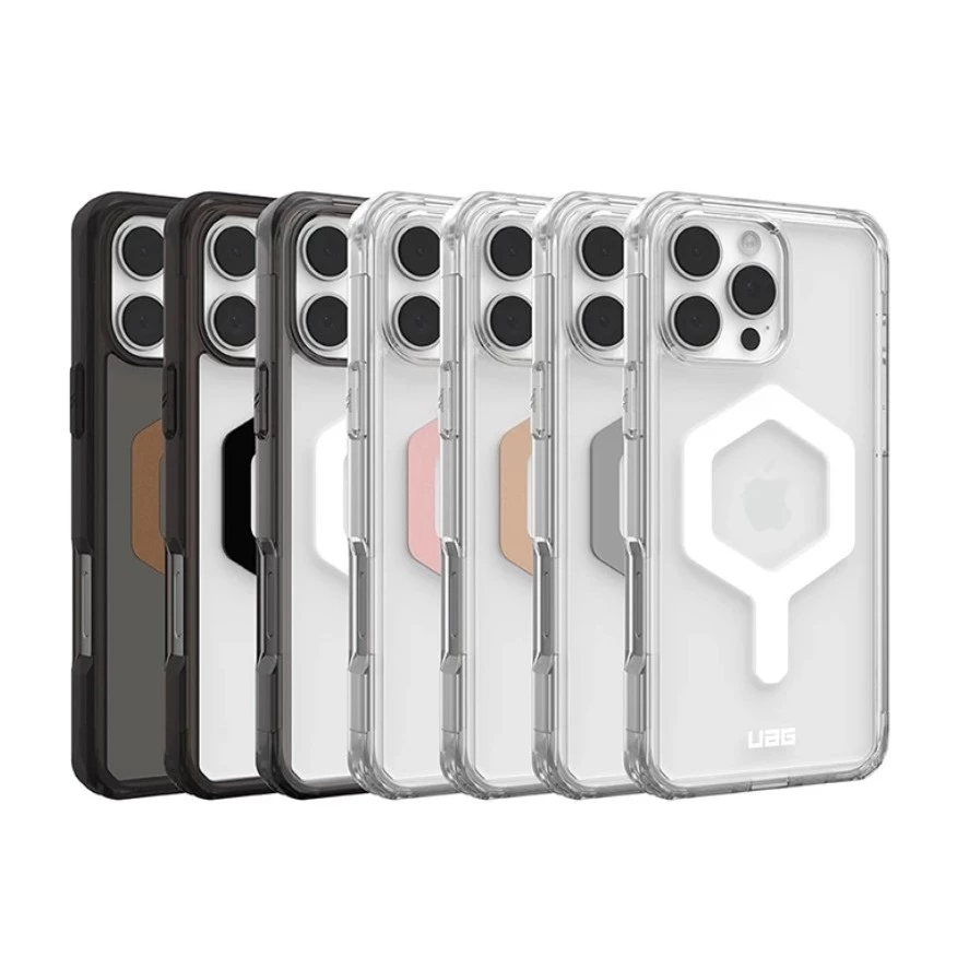 【UAG】iPhone 16/Plus/Pro/Pro Max 磁吸耐衝擊全透保護殼 (MagSafe 手機殼)