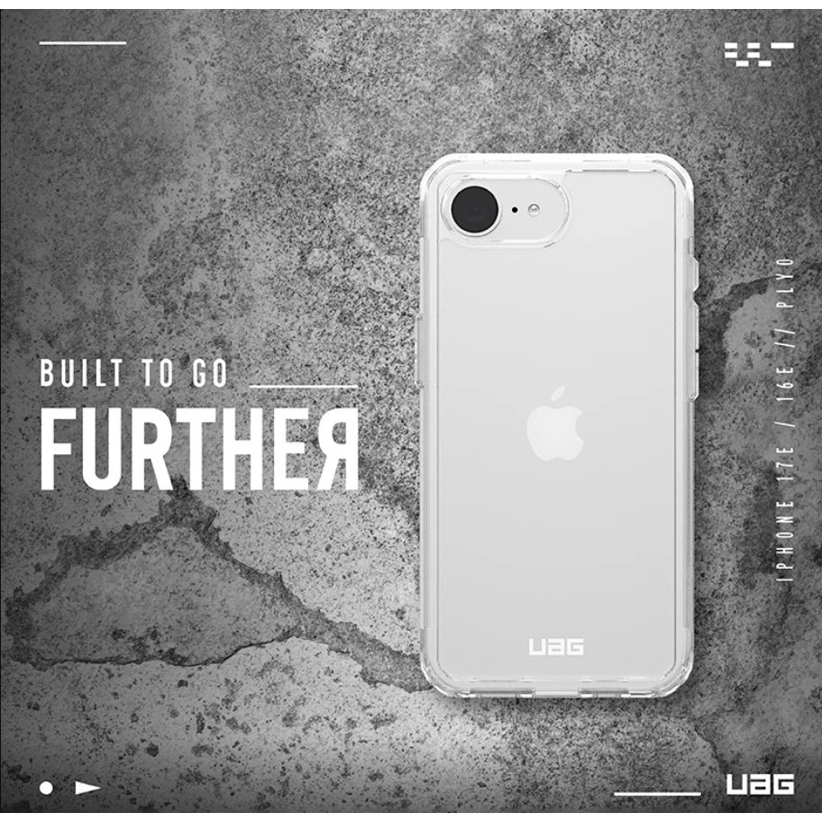 【UAG】iPhone 17e/16e 耐衝擊全透保護殼-極透明 (美國軍規 手機殼 防摔殼)