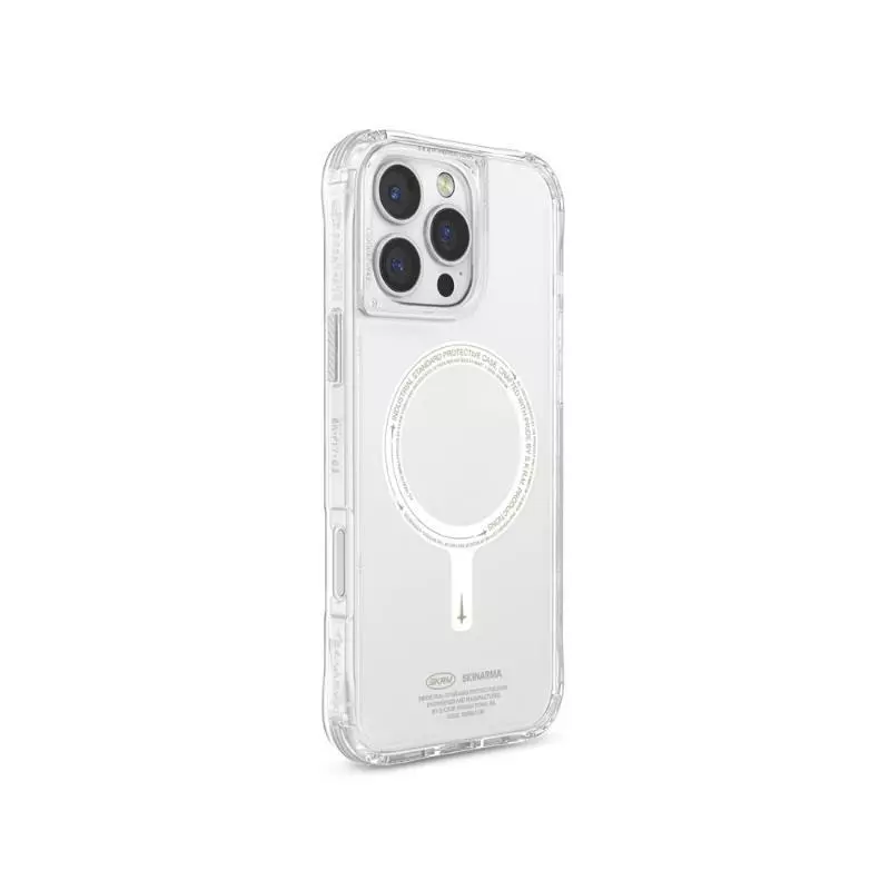 SKINARMA Saido iPhone 16 Pro 6.3低調風格磁吸防摔手機殼 附掛繩環夜光