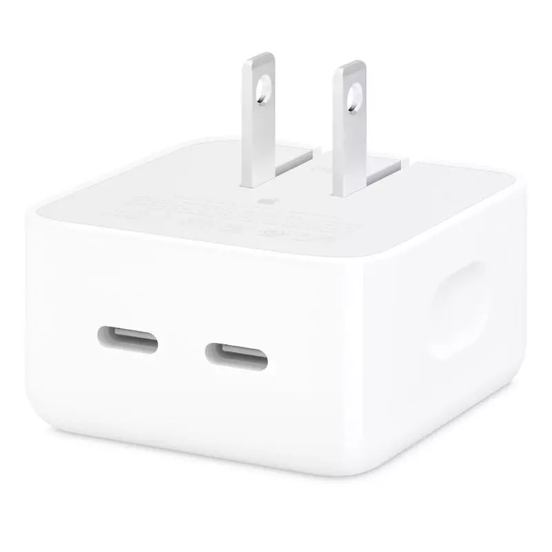 MW2H3TA/A APPLE 35W 雙 USB-C 埠小型電源轉接器 2024