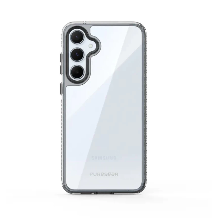 普格爾Samsung Galaxy A55 冰鑽減壓防摔保護殼 / 黑鑽