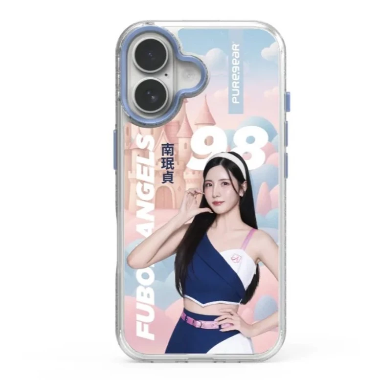 普格爾 iPhone 冰鑽減壓防摔保護殼 / Fubon Angels 25＂(富邦悍將)