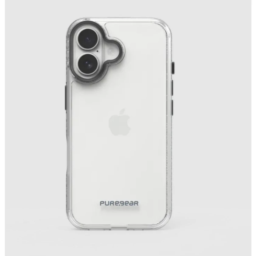 普格爾Apple iPhone 16 冰鑽減壓防摔保護殼 / 黑鑽