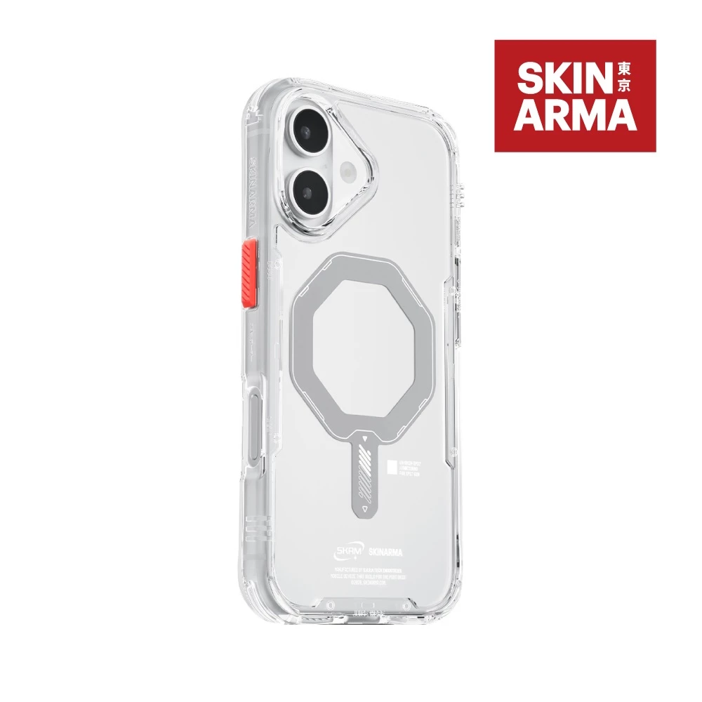 SKINARMA Saido iPhone 17 6.3 磁吸防摔手機殼 透明