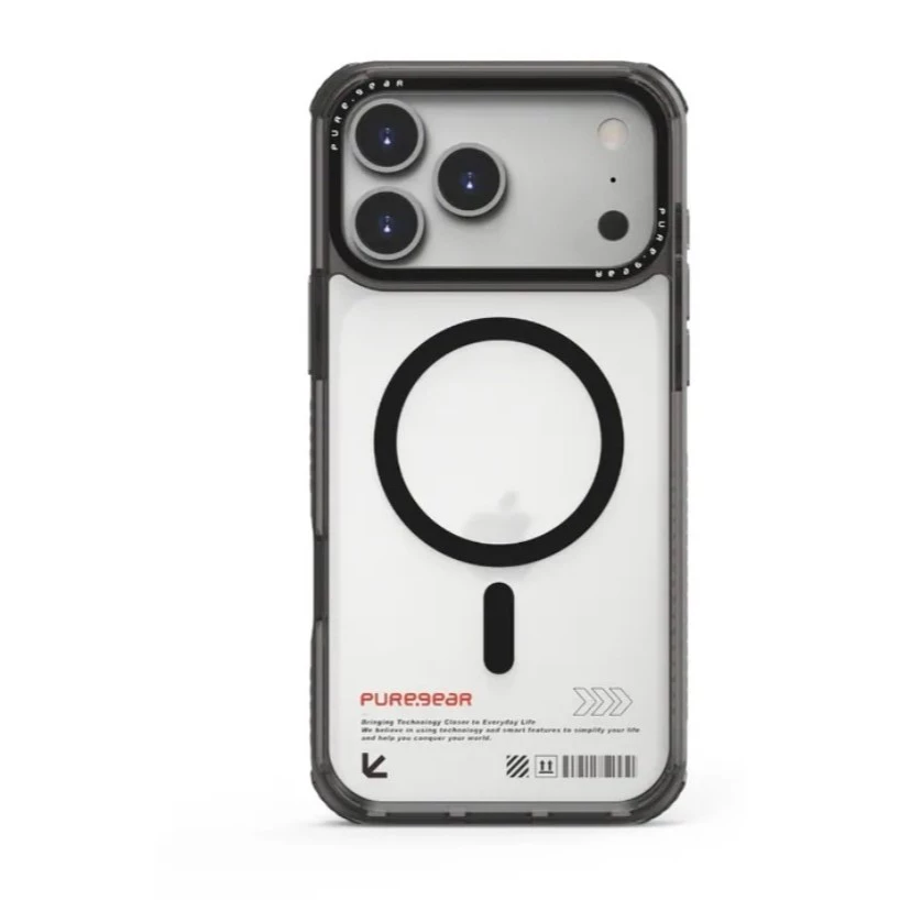 普格爾Apple iPhone 17 冰霧減壓防摔保護殼MagSafe / 迷霧黑