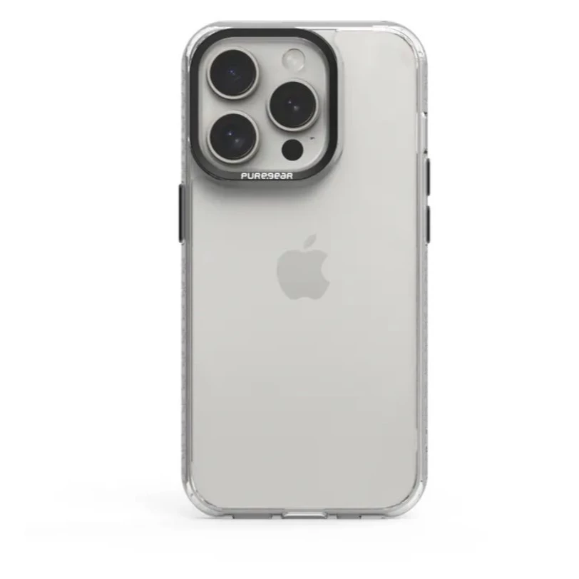 普格爾Apple iPhone 15 冰鑽減壓防摔保護殼 / 黑鑽