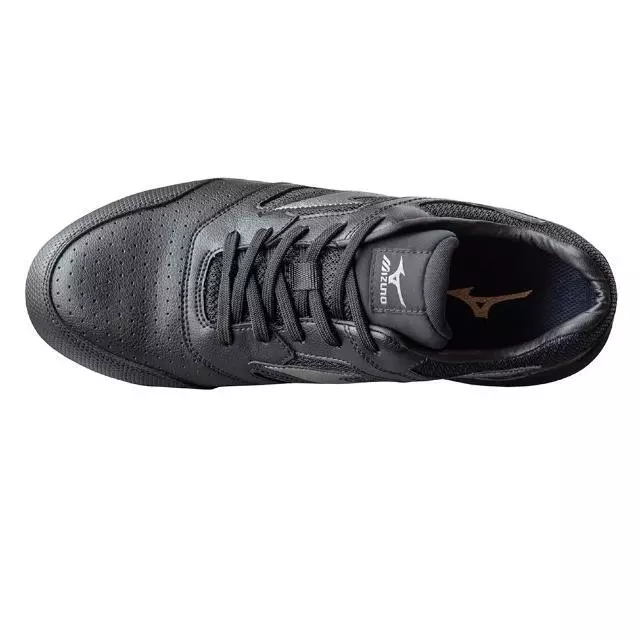 【飆破盤】MIZUNO 美津濃 安全鞋 松懋SMU F1GD247909 黑底黑身灰勾 工作鞋 保護 工程 鞋子
