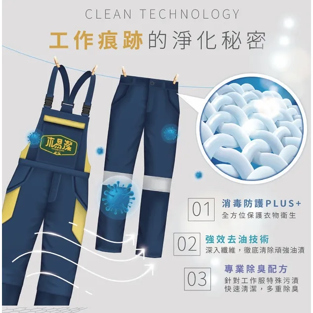 【飆破盤】木易潔 Wooden Clean 匠心專業強力去污洗衣精 職人洗衣精 4L 1L 專業去汙