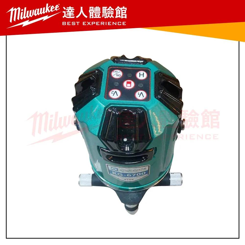 【飆破盤】CK 電子式墨線儀 KG-6700 8點8線 綠光 全自動 4V4H1D8P 水平儀 雷射儀 測量 工程 裝潢