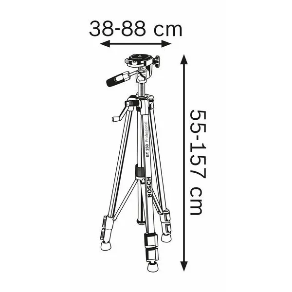 【飆破盤】博世 BOSCH 三腳架 BT 150 1/4