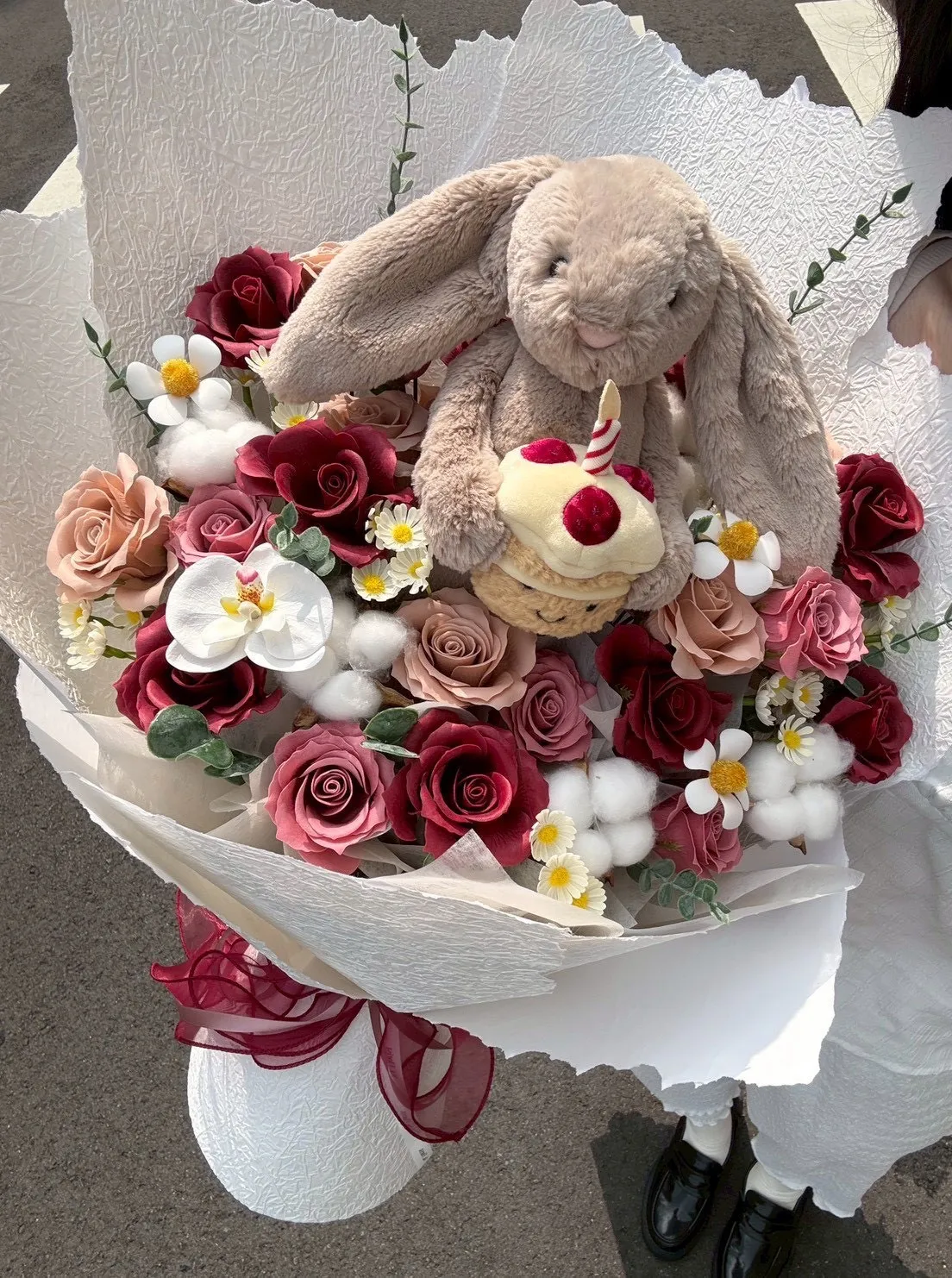 Jellycat兔兔甜點花束