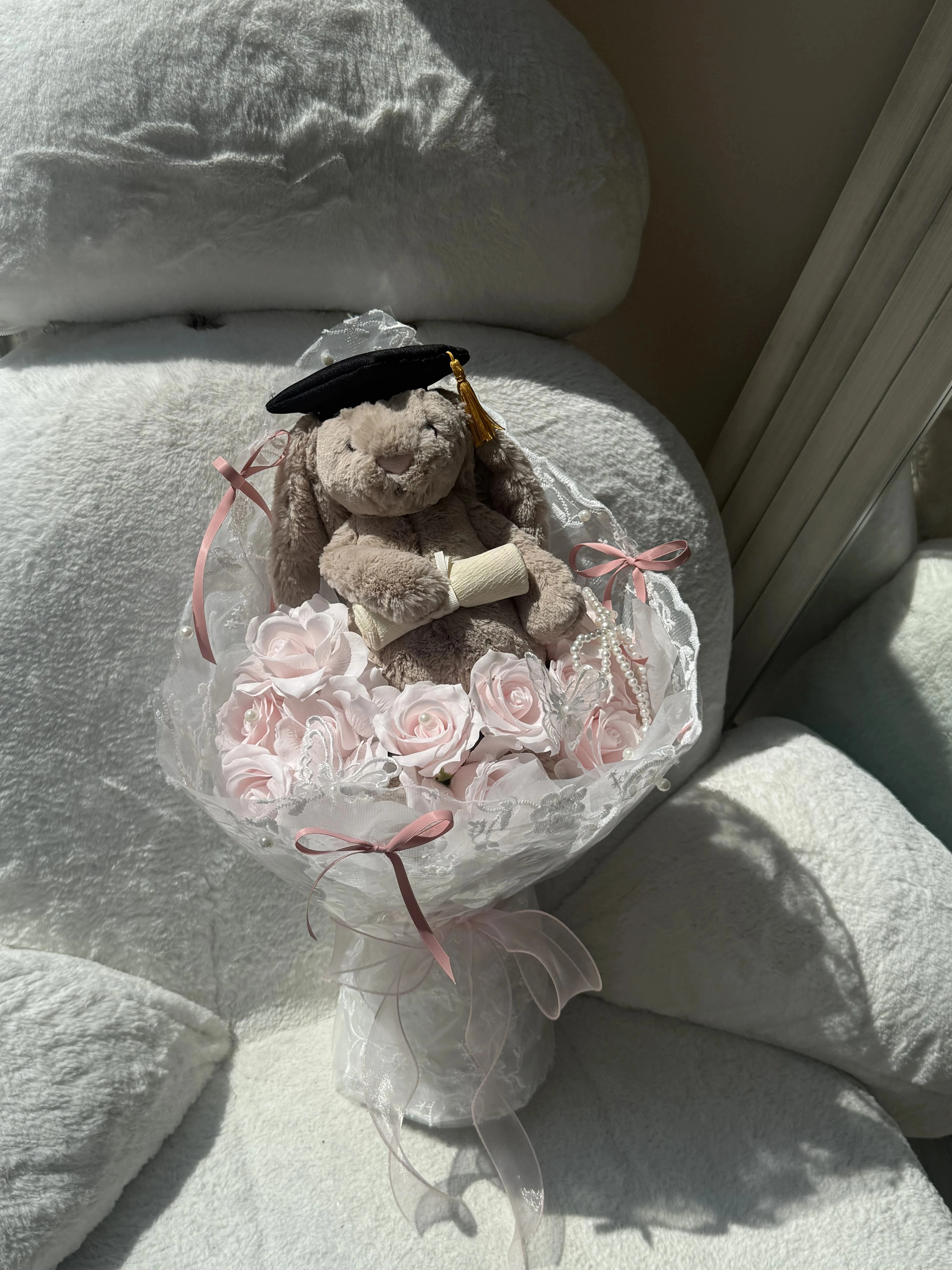 Jellycat 蕾絲畢業花束