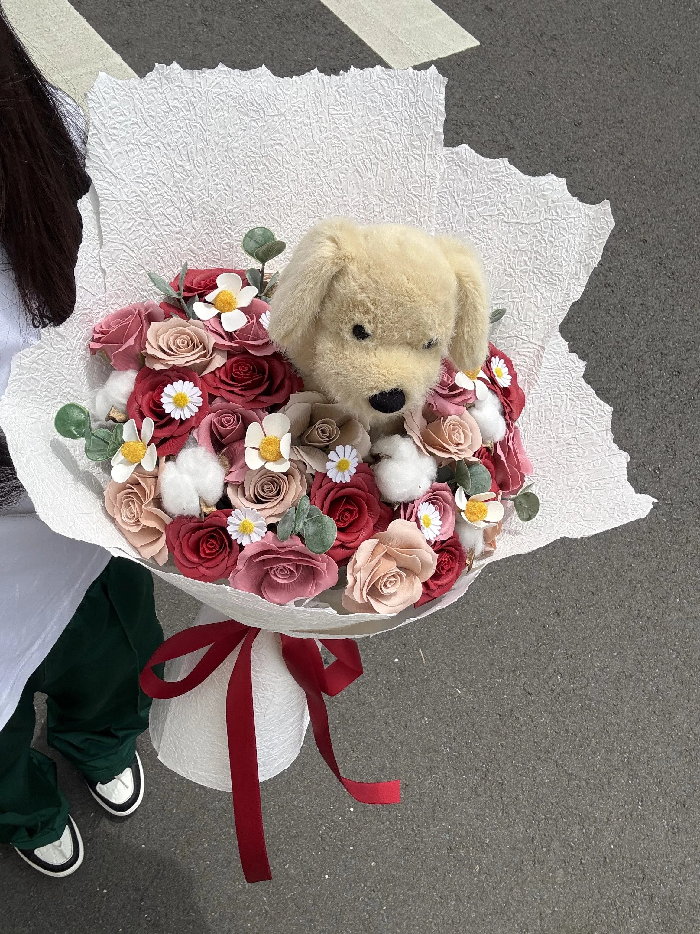 Jellycat狗狗香皂花束