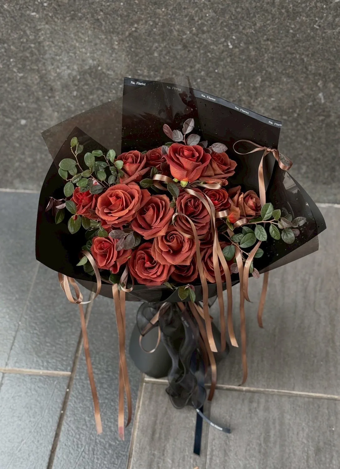 琥珀仙蹤玫瑰花束