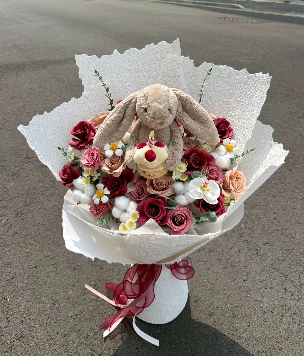 Jellycat兔兔甜點花束
