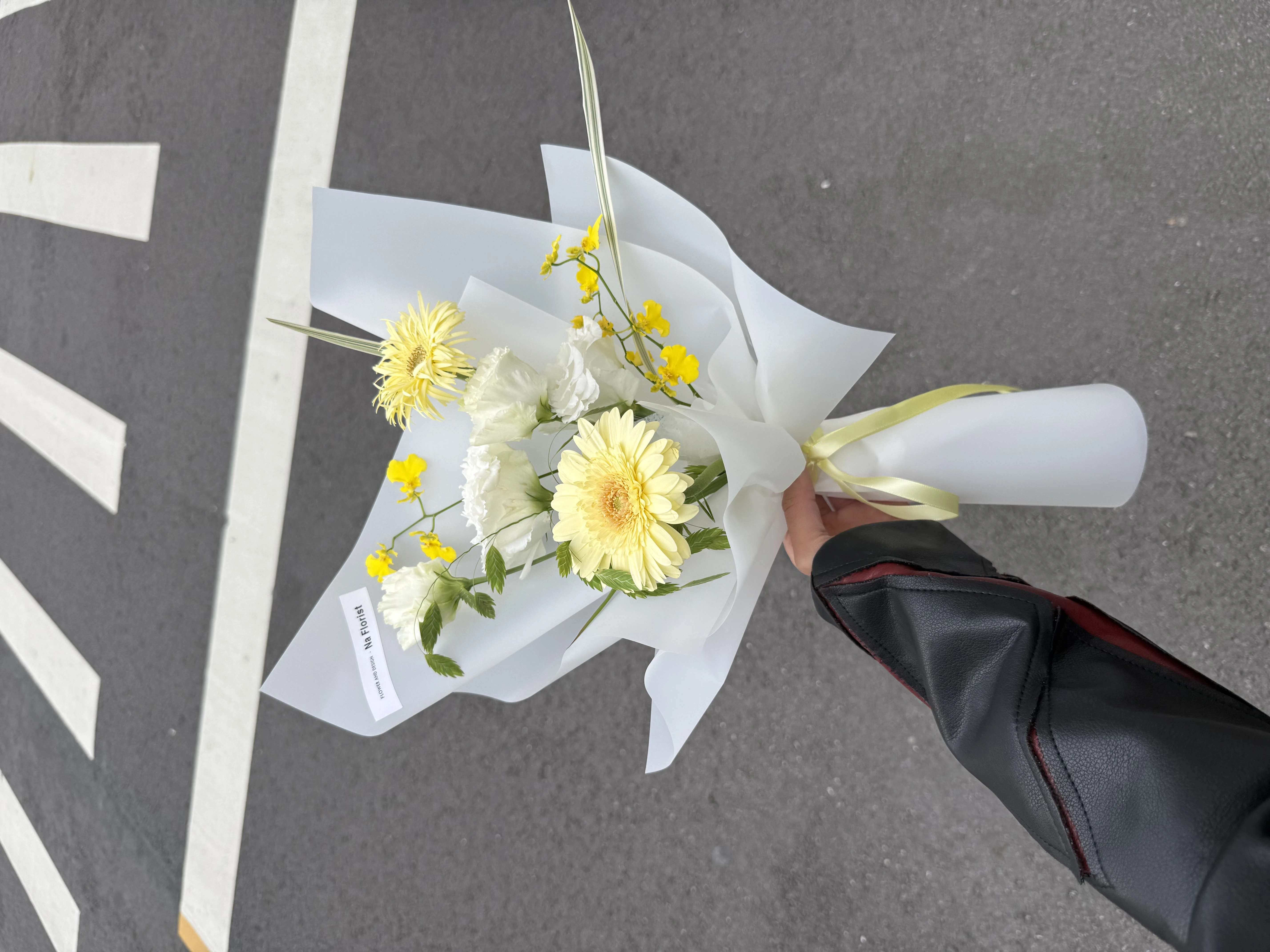 向日葵桔梗鮮花花束