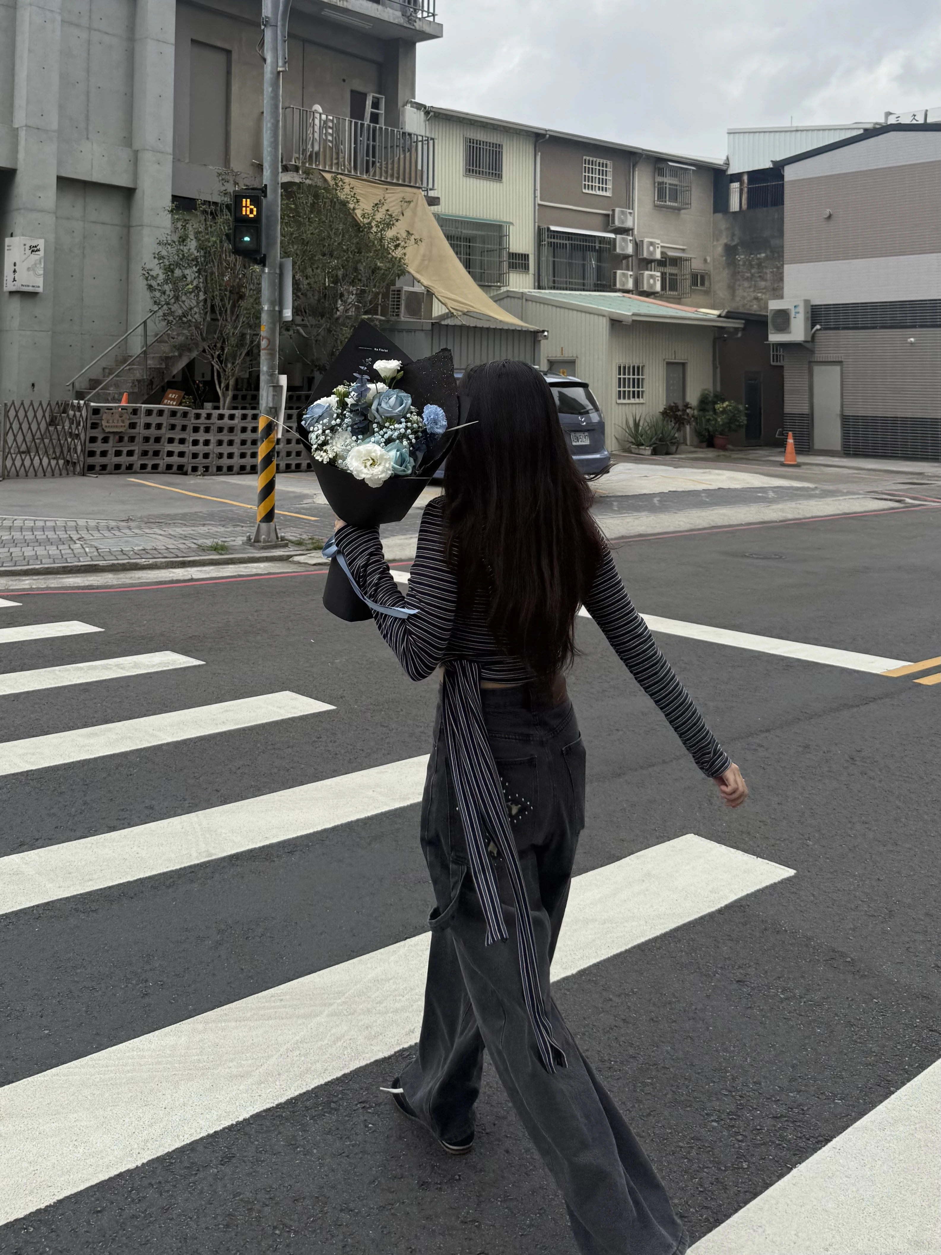 藍玫瑰滿天星