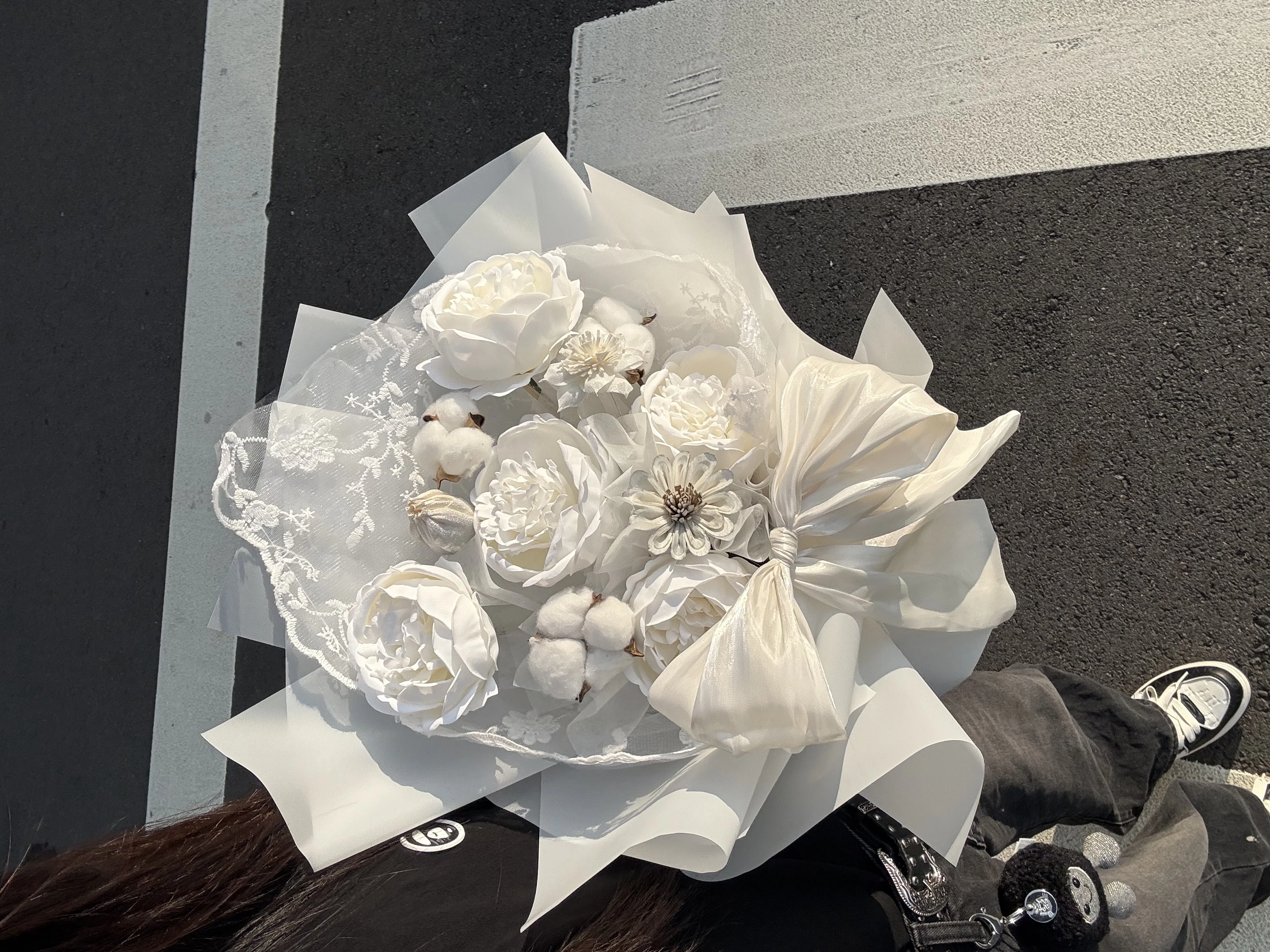 芍藥鬱金香香皂花束