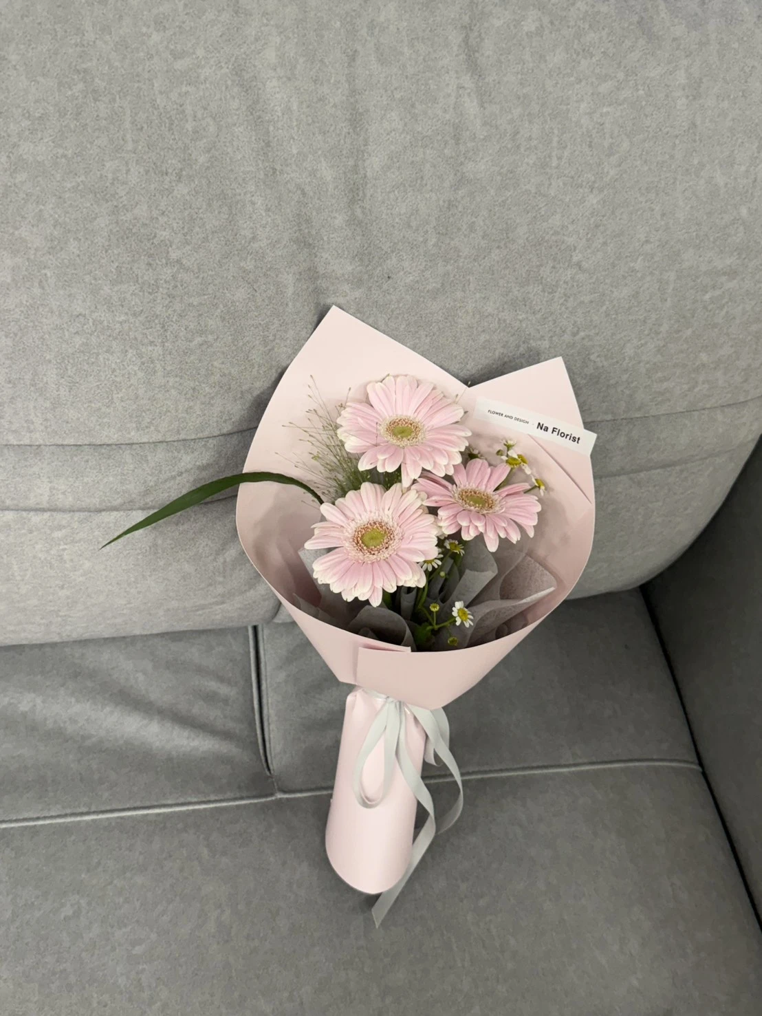 粉色見面小花束