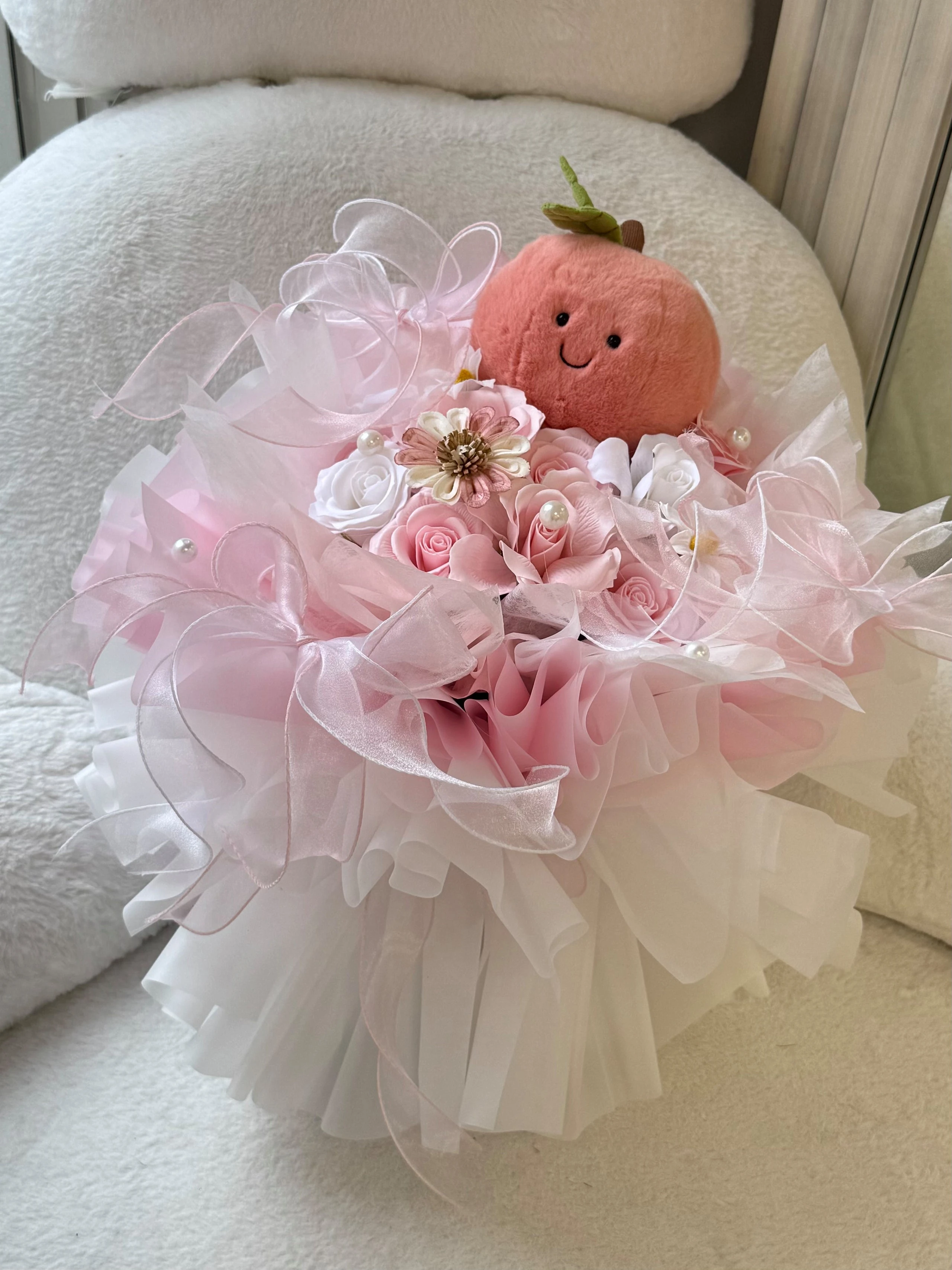 Jellycat桃子花束