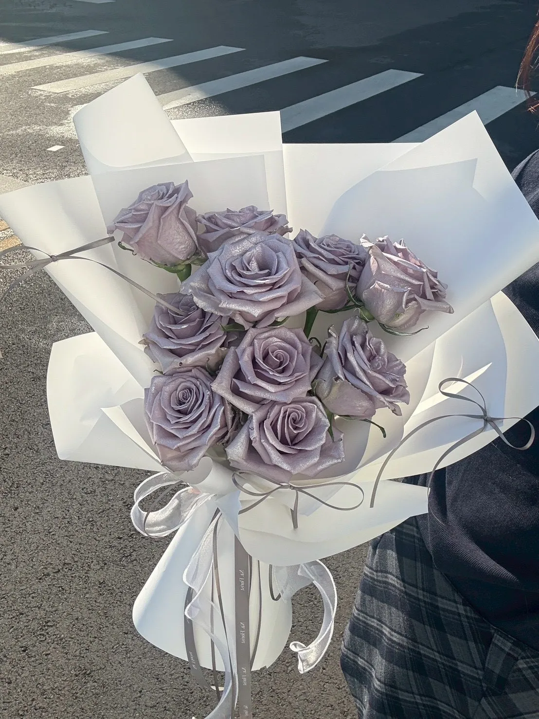 紫霧玫瑰花束