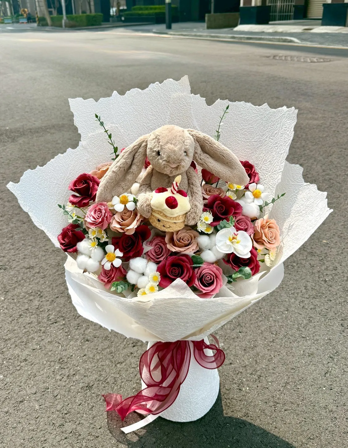 Jellycat兔兔甜點花束