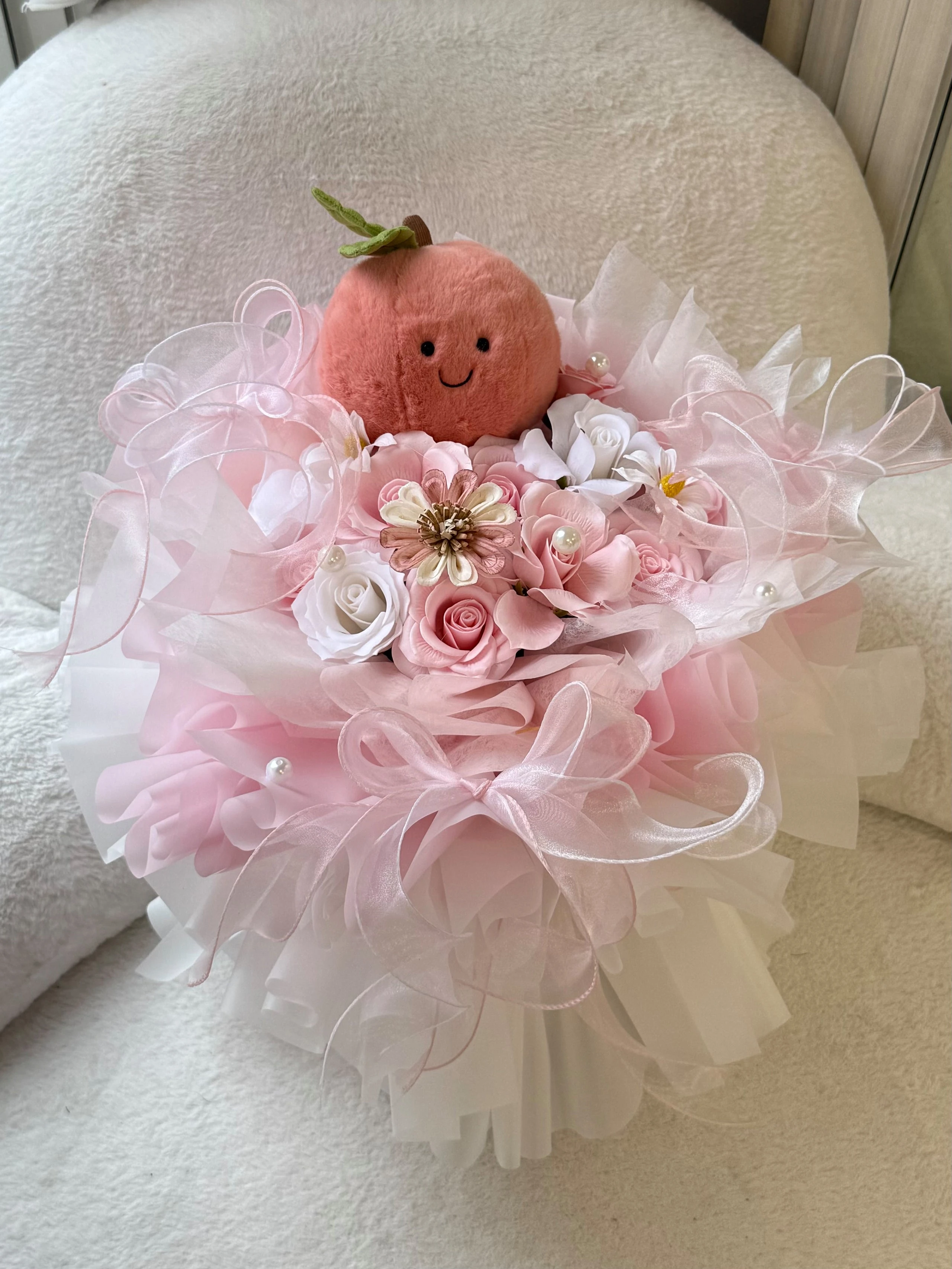 Jellycat桃子花束