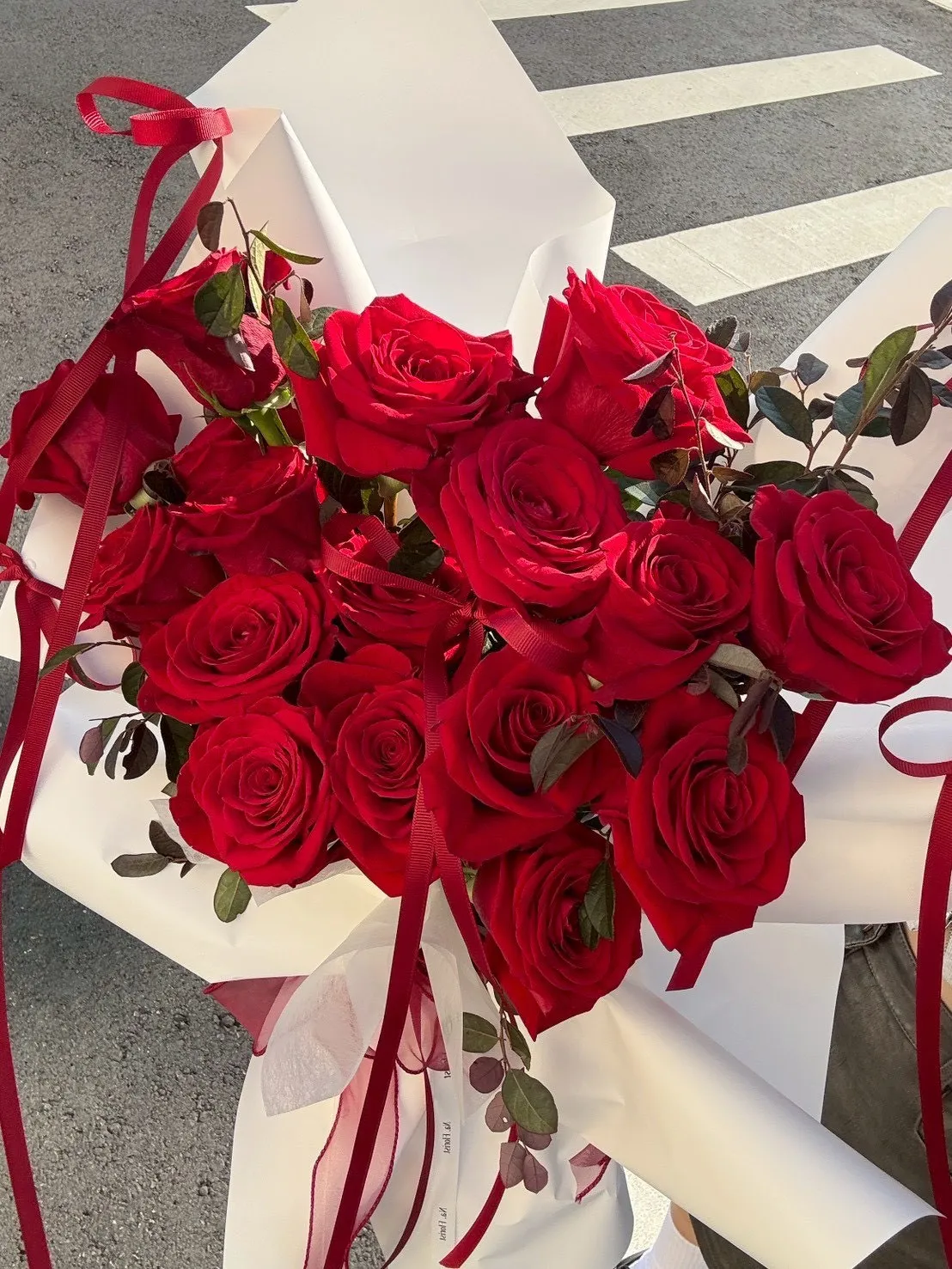 厄瓜多爾紅玫瑰花束