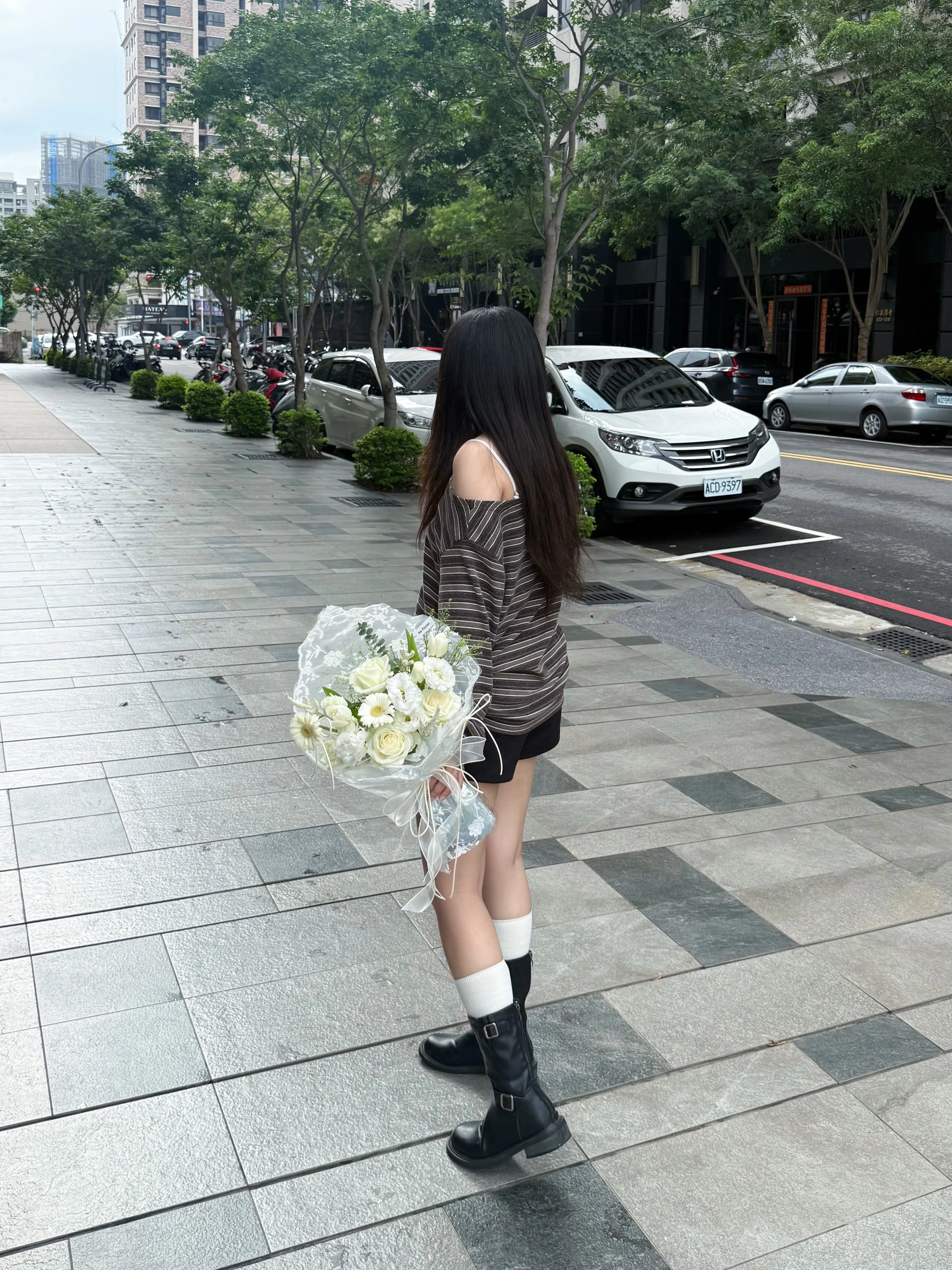 鬱金香玫瑰花束
