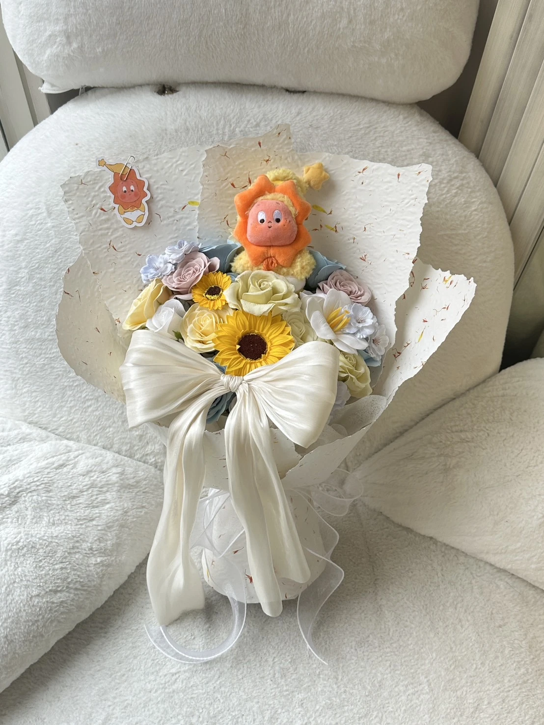 星星人香皂蝴蝶花束