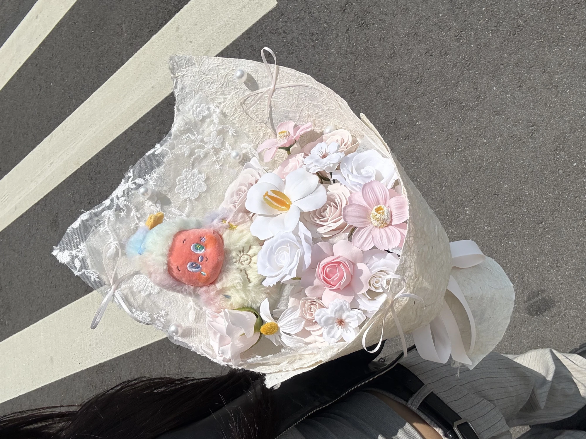 星星人香皂粉花束