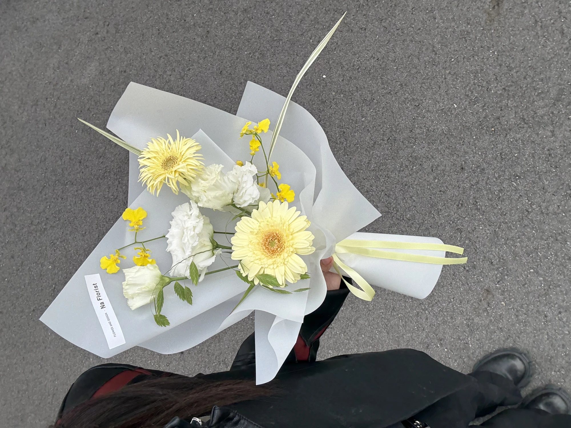向日葵桔梗鮮花花束