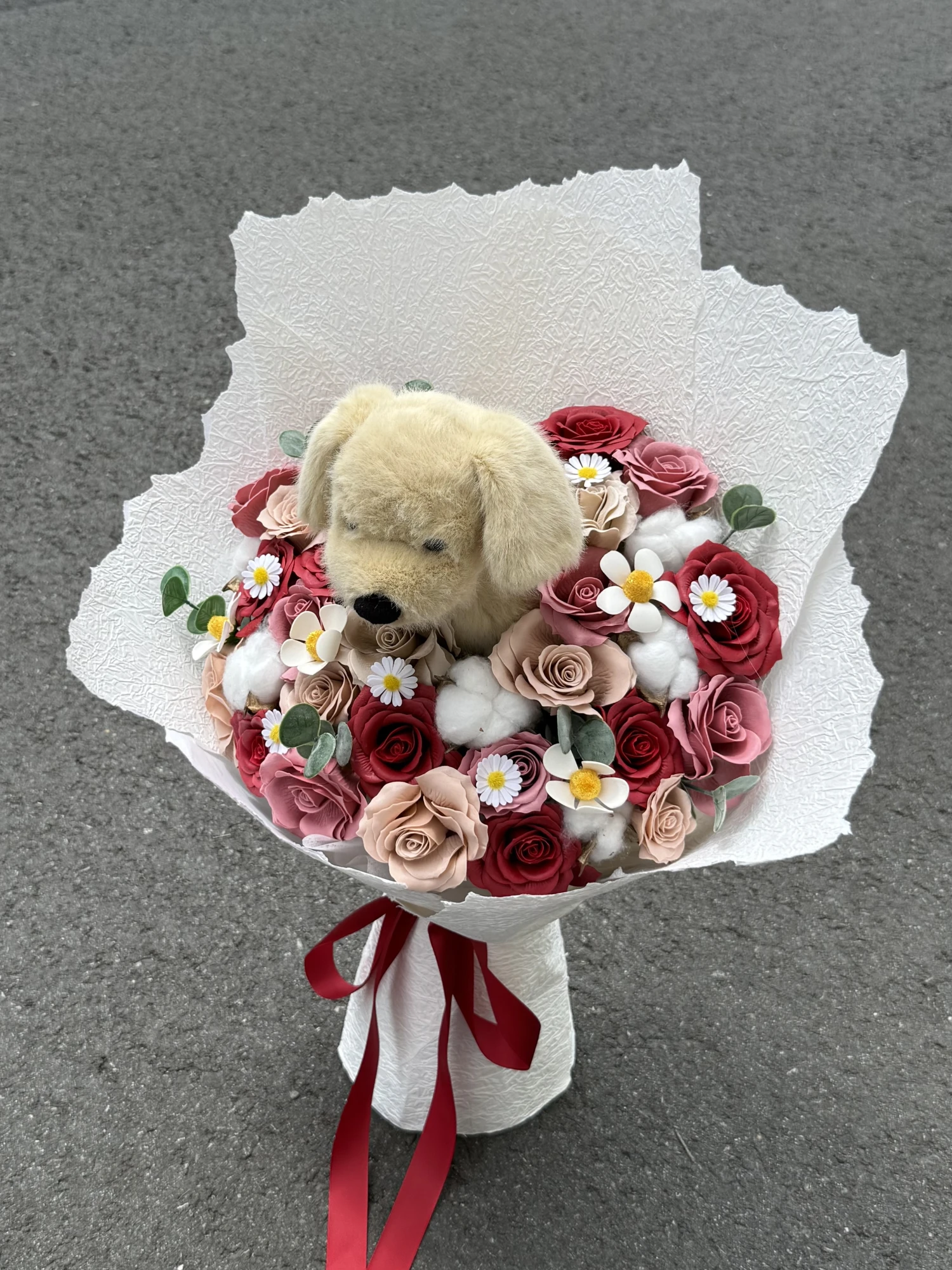 Jellycat狗狗香皂花束