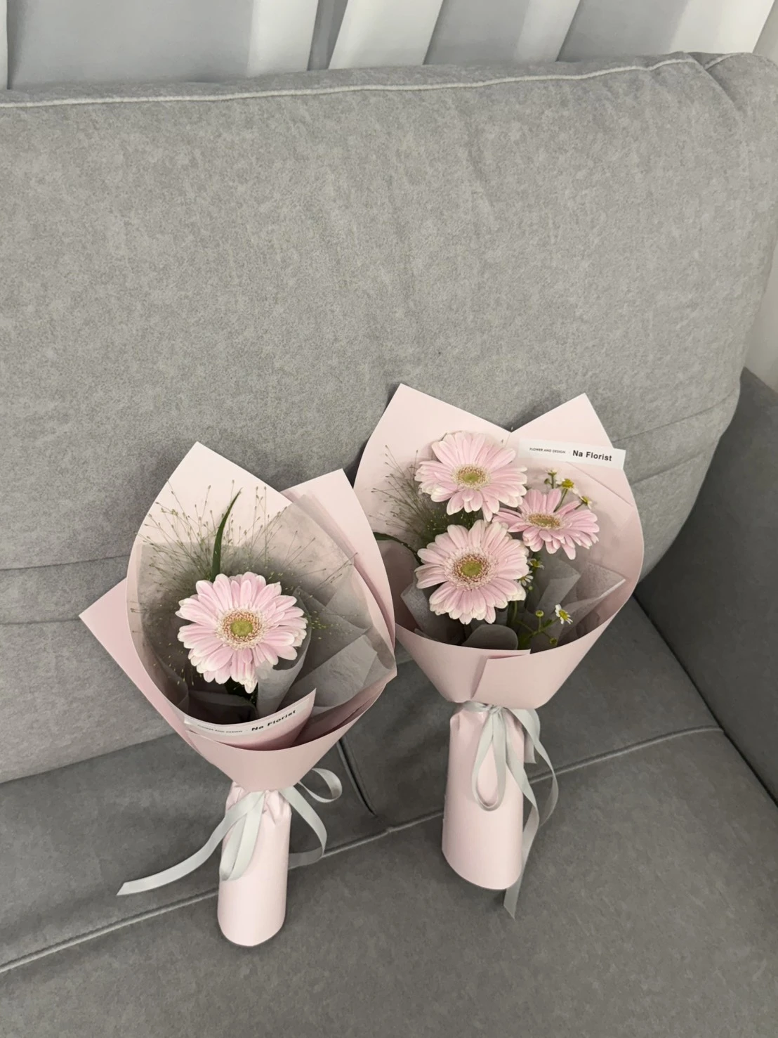 粉色見面小花束
