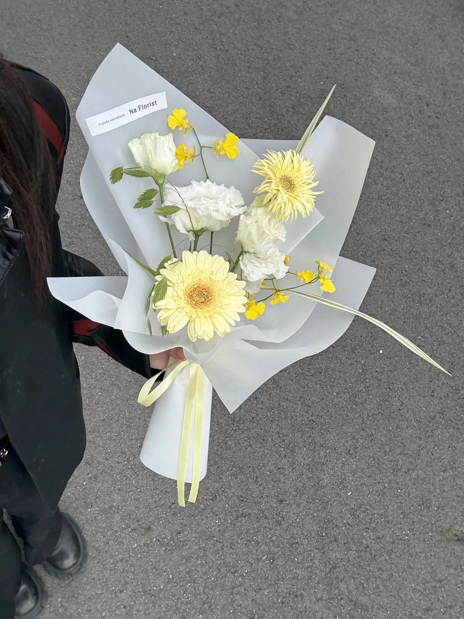 向日葵桔梗鮮花花束