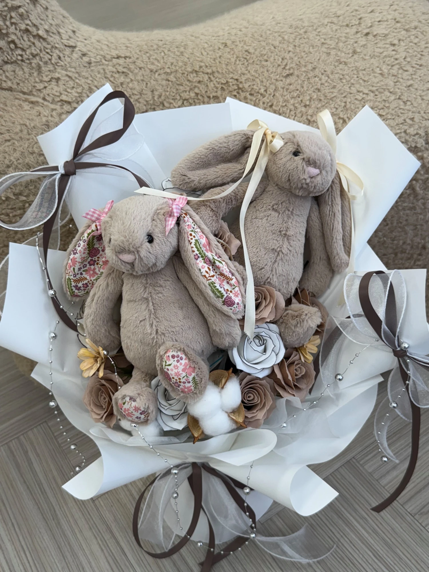 Jellycat碎花雙兔