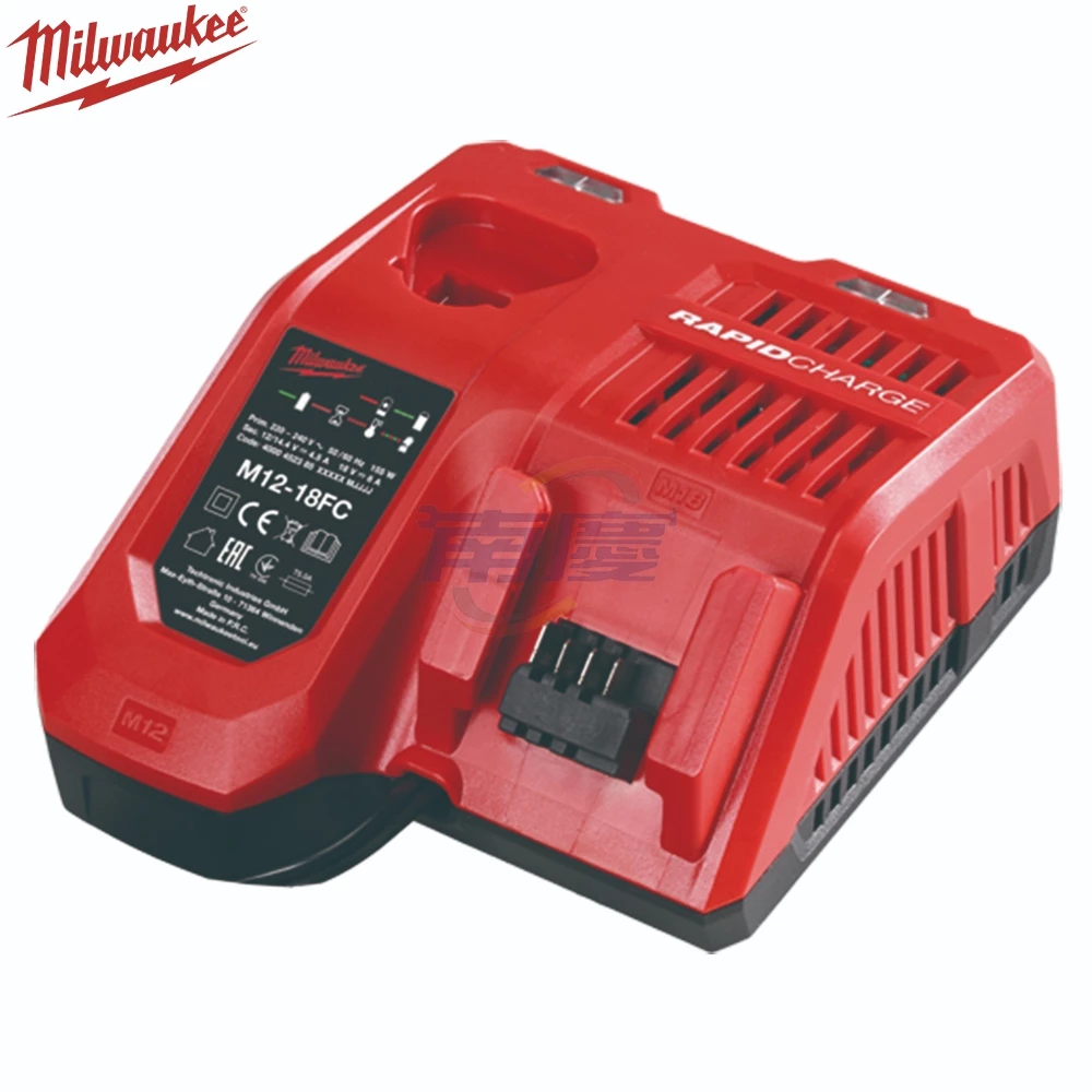 南慶五金 含稅 美沃奇MILWAUKEE 12V與18V快速充電器 M12-18FC