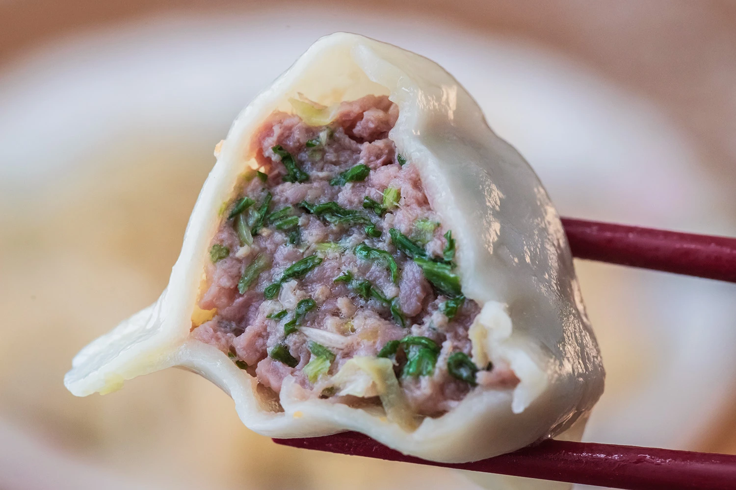 香菜牛肉水餃