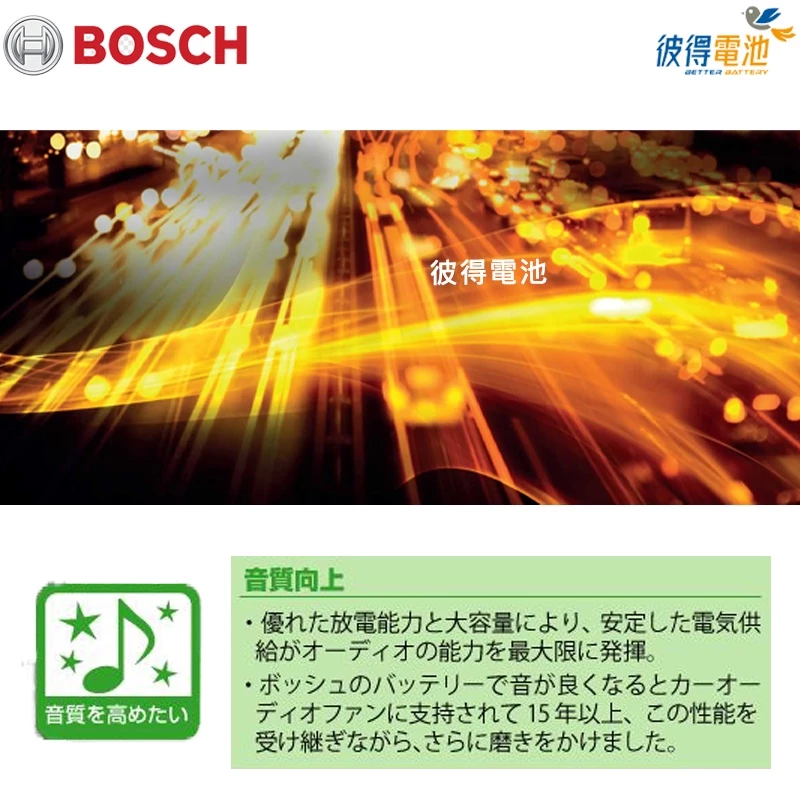 德國BOSCH博世545.042 容量45AH 銀合金汽車電瓶 AMS充電制御車電池2019年以後Altis