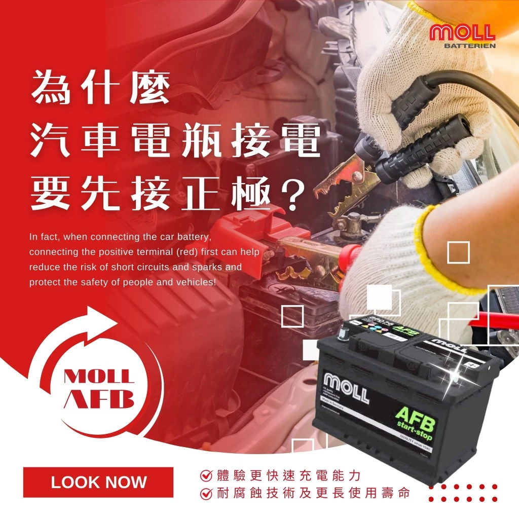 MOLL 86066 Start-Stop AFB電瓶 高性能 12V 66AH 640CCA 免加水汽車電池 德國製