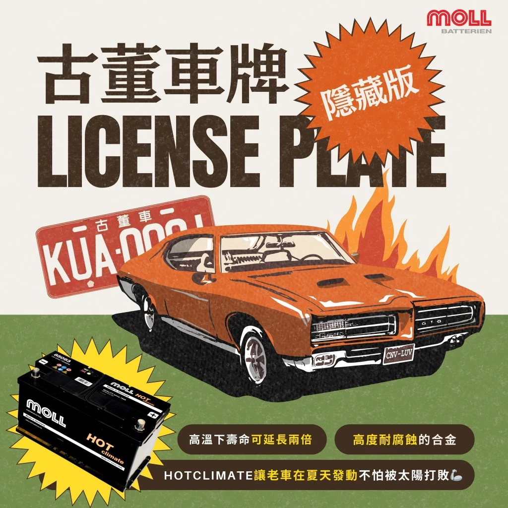 MOLL 85063 HOT Climate電瓶 高性能 12V 63AH 540CCA 免加水汽車電池 德國製