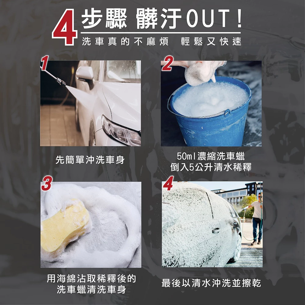 PUFF DINO 恐龍超濃縮洗車蠟1000ml / 洗車精 / 洗車蠟 / 超濃縮