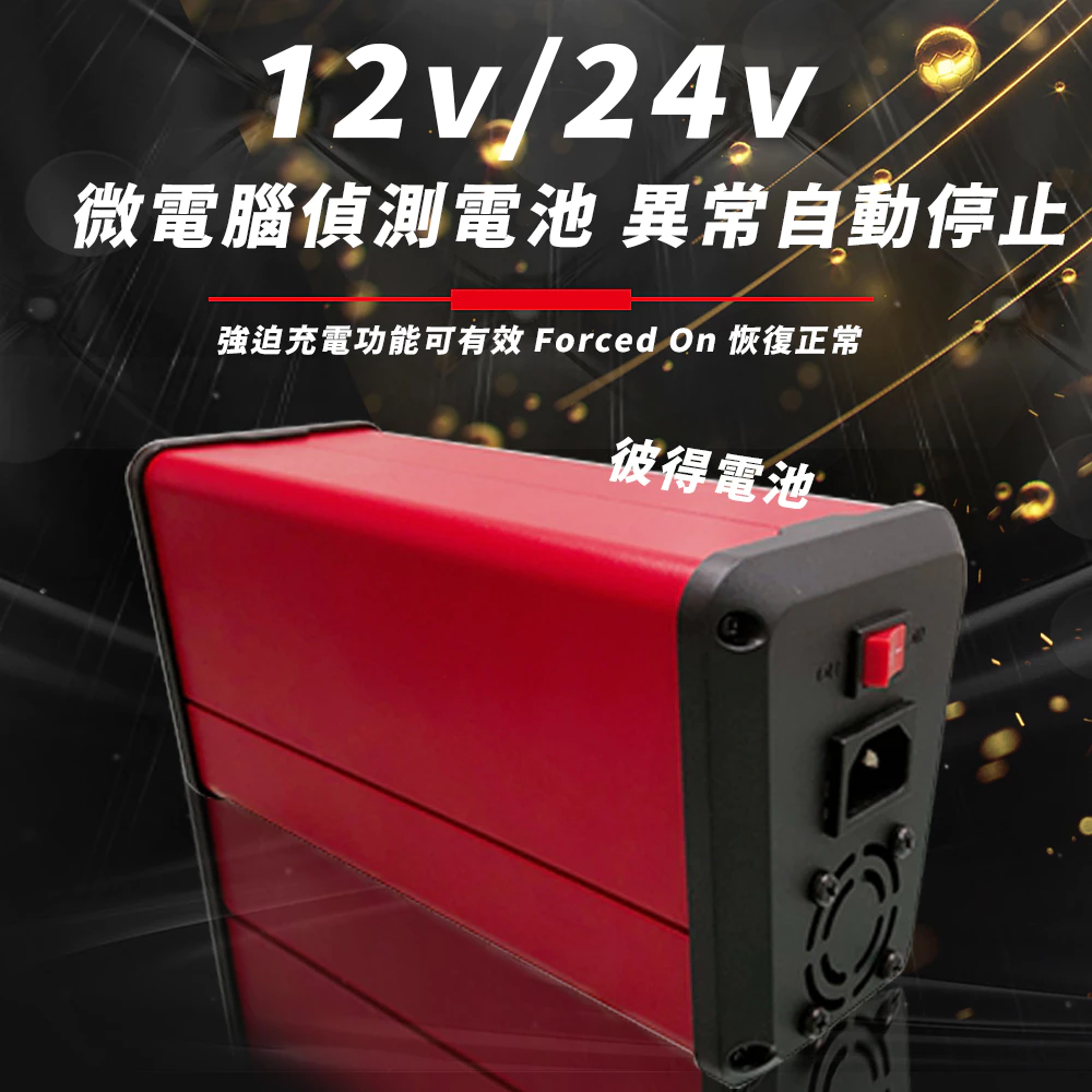 麻新電子 LFP-2412 24V 12A電池充電器 鋰三元 台灣製造 一年保固