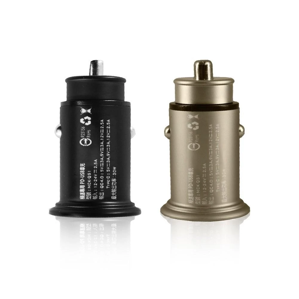 極速專用 PD+QC 快充車充 PD+QC快充27W 車用充電頭 點菸器 台灣製造【保固一年】