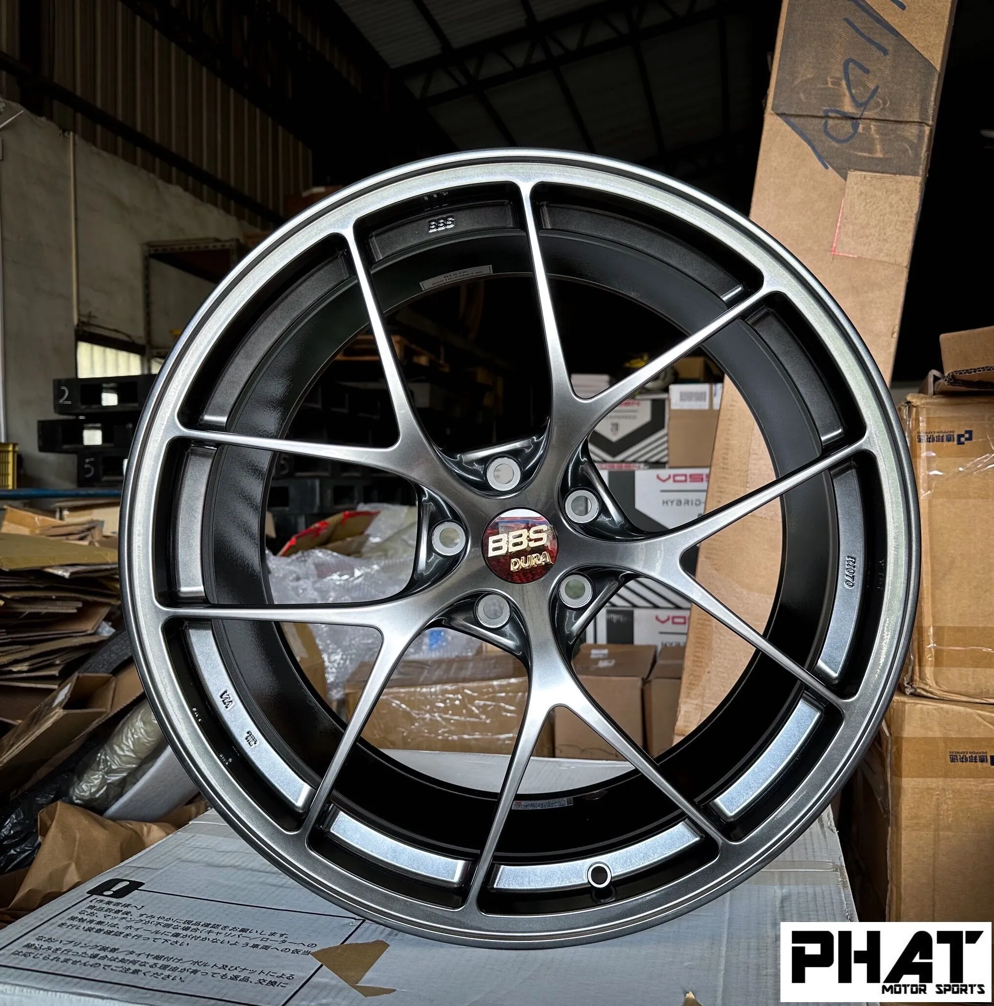 BBS RID DURA 杜拉鋁單片式鍛造鋁圈 19x8.5 et43 5/112 DB色 適用: VW GOLF/GTI/R