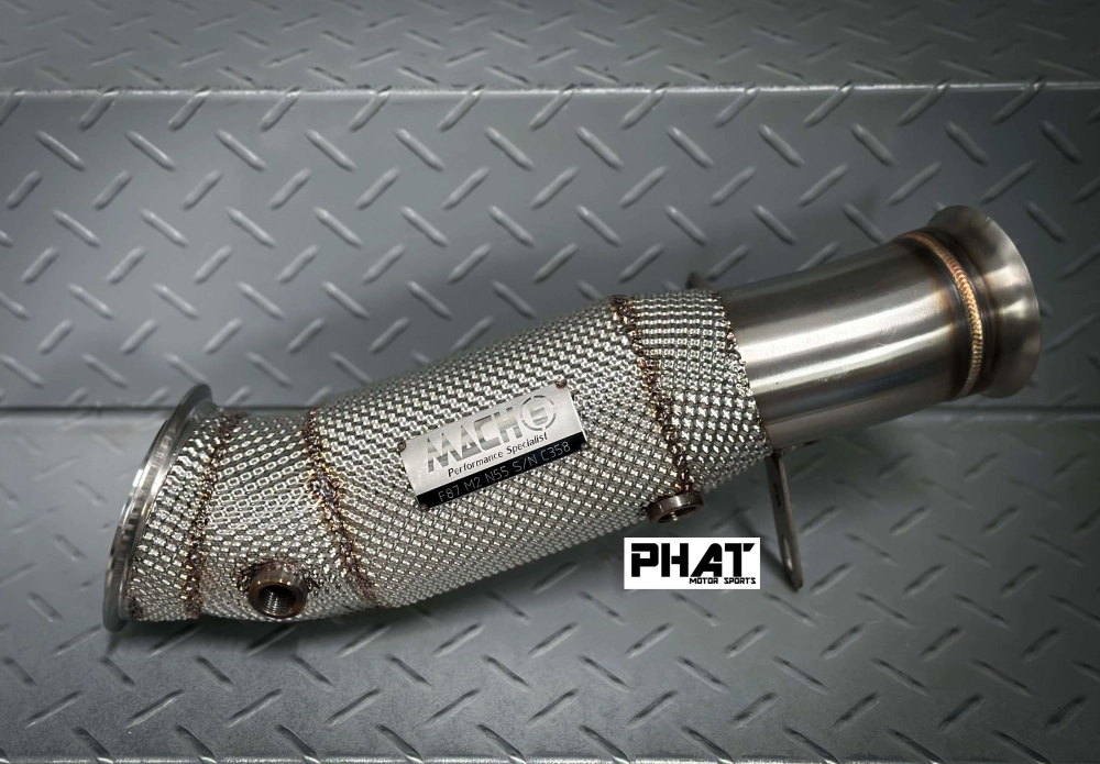 Mach5 Performance 高流量隔熱當派 Downpipe BMW F36 435I N55 3.0T