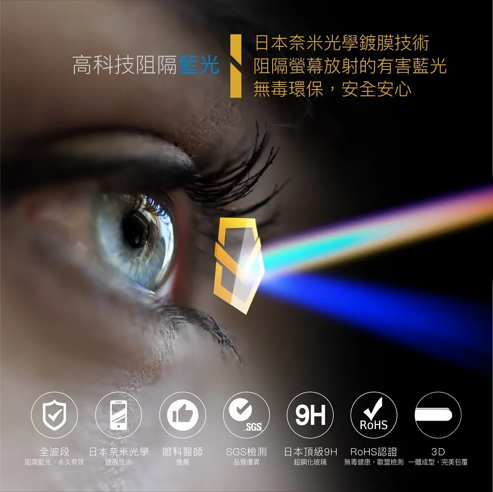 iPhone 17系列 藍光盾【抗反射AR高透】抗藍光保護貼