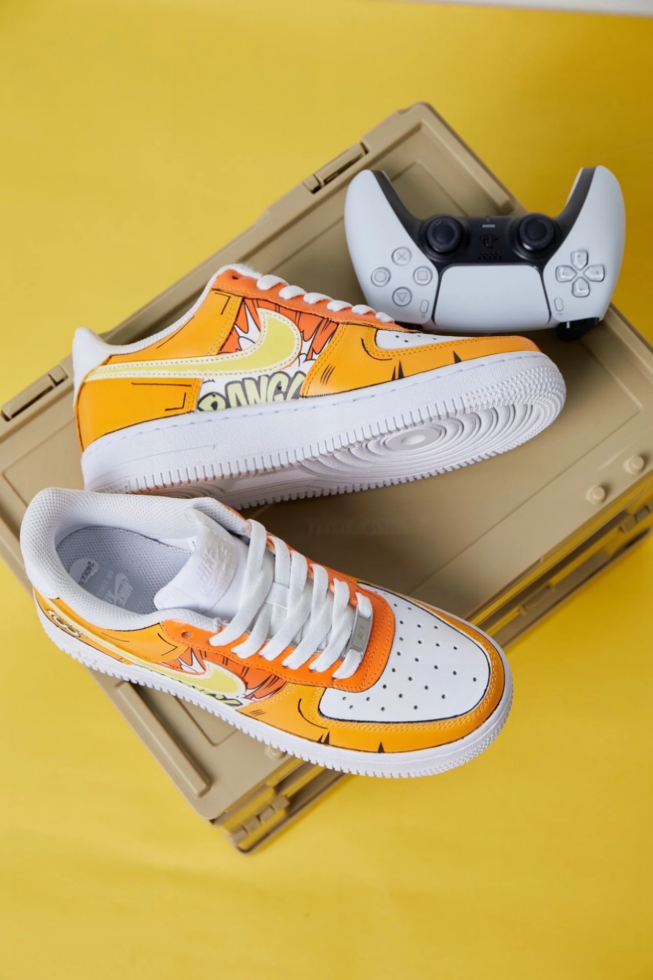 個性化客製球鞋NIKE漫畫二次元橙